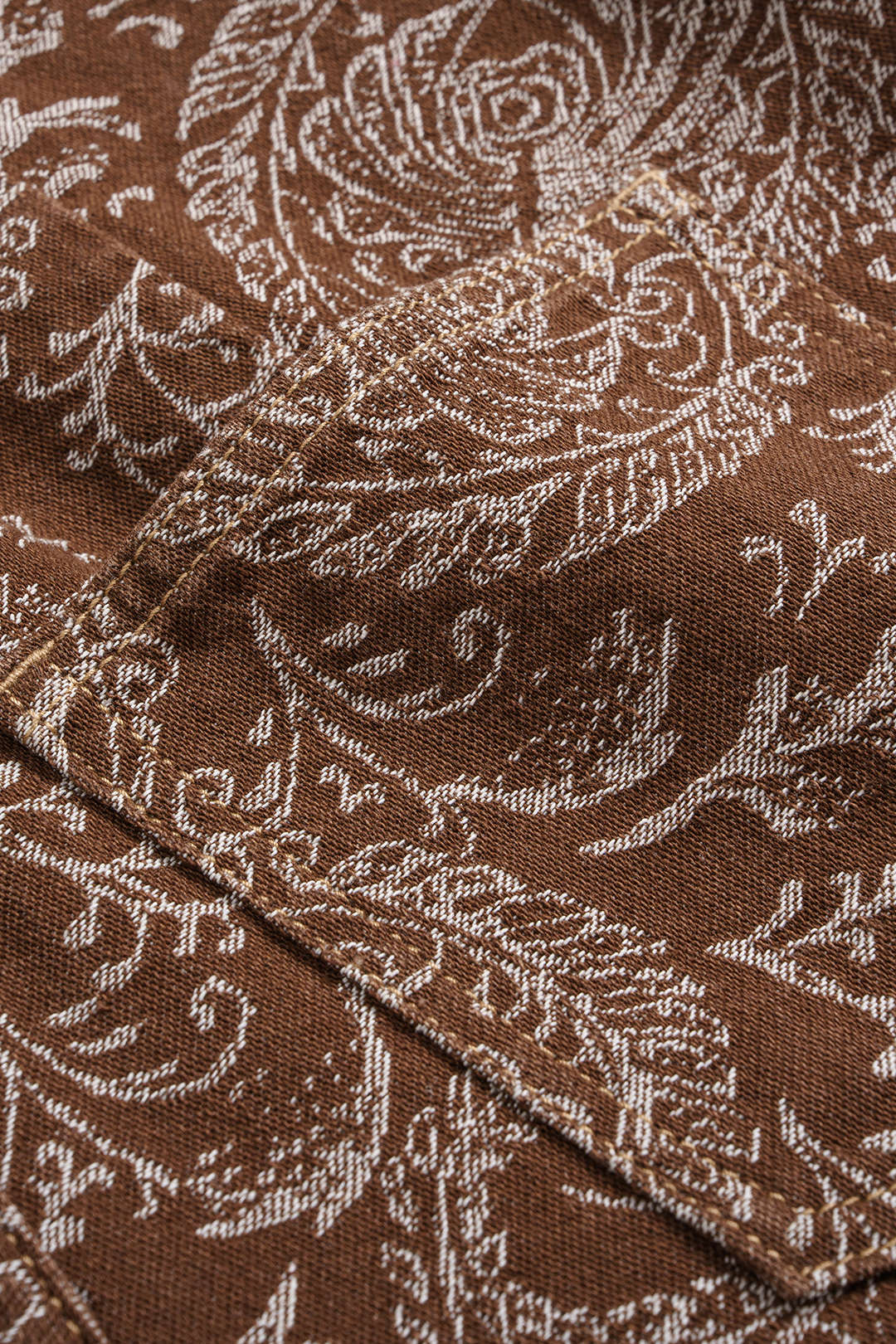 Paisley Sculpt Tailored Shorts