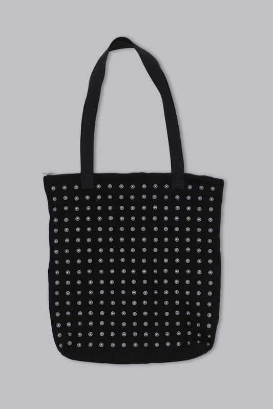 Midnight Stud Tote Bag