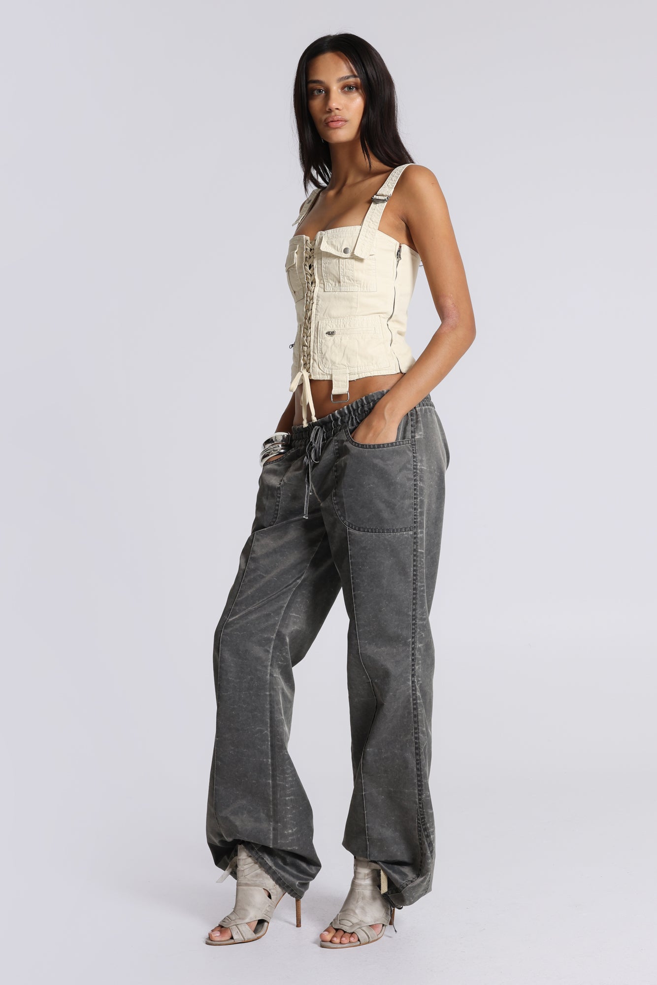 Desert Utility Corset Top