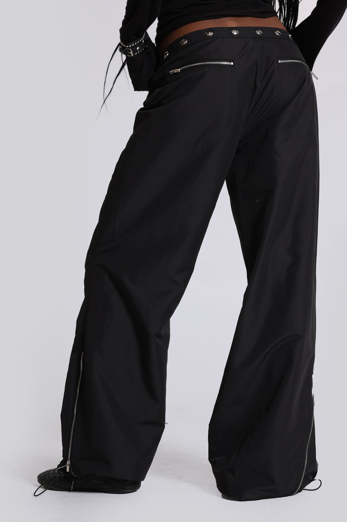 Shadow Zipper Baggy Pants
