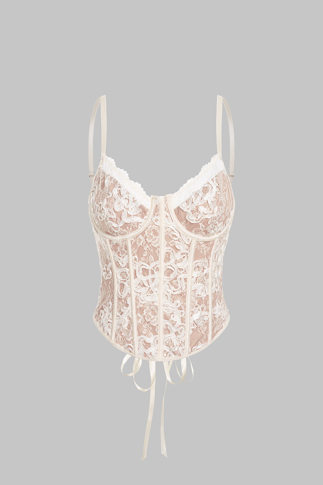 Ivory Lace Corset Top