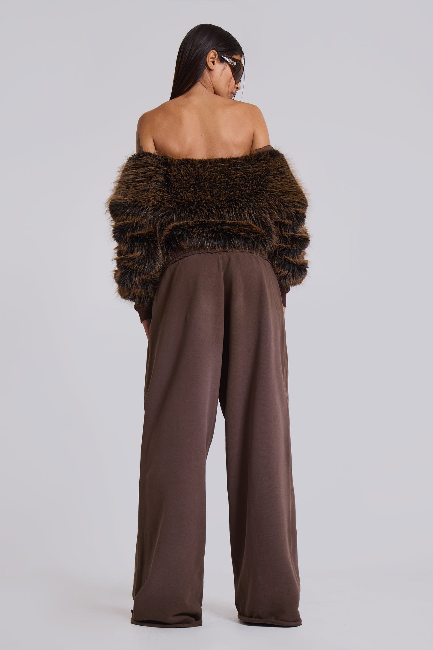 Mocha Luxe Baggy Pants