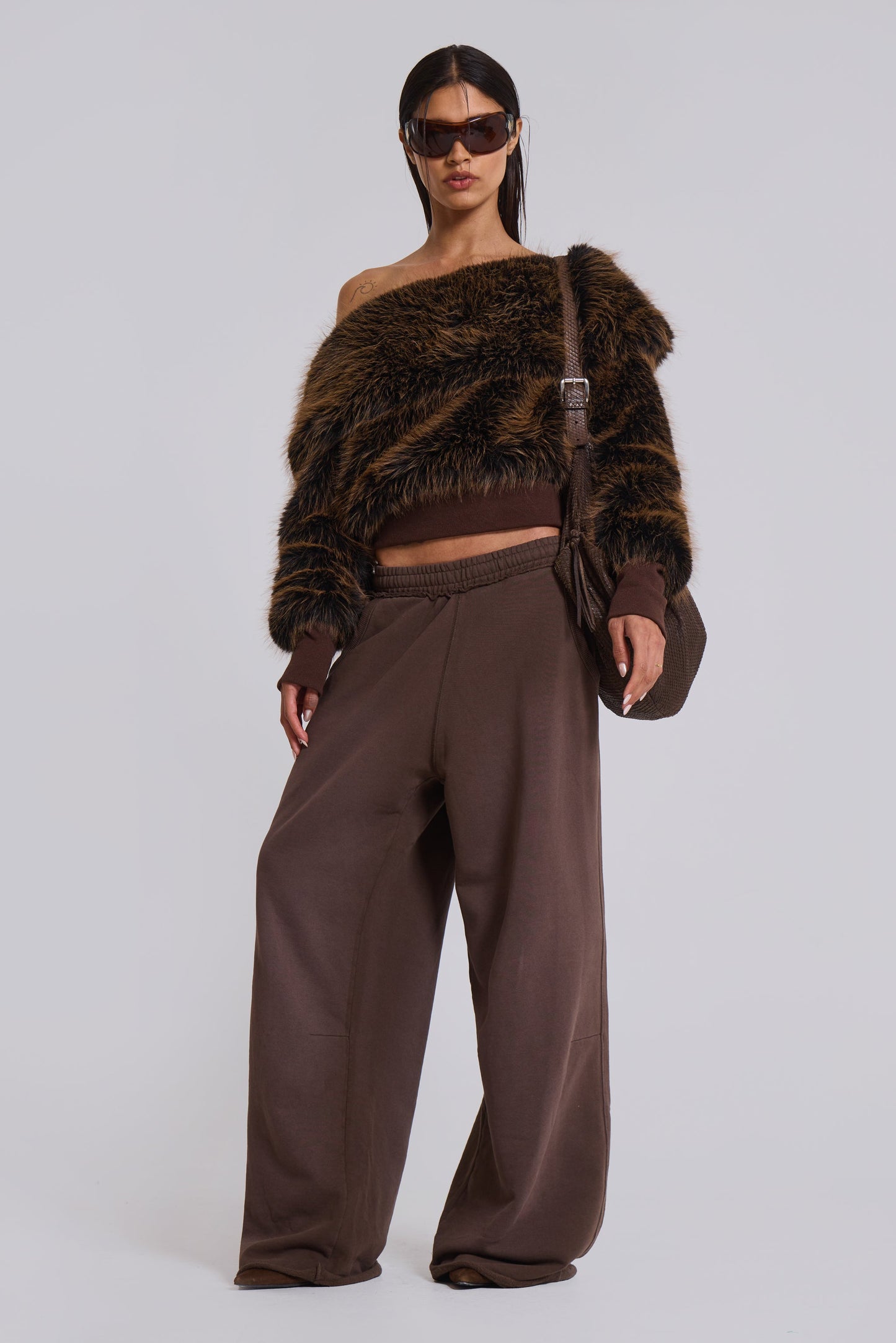 Mocha Luxe Baggy Pants