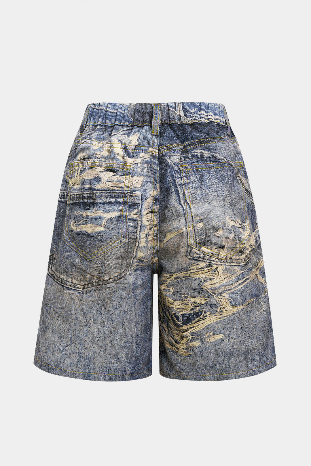 Chaos Distressed Denim Shorts