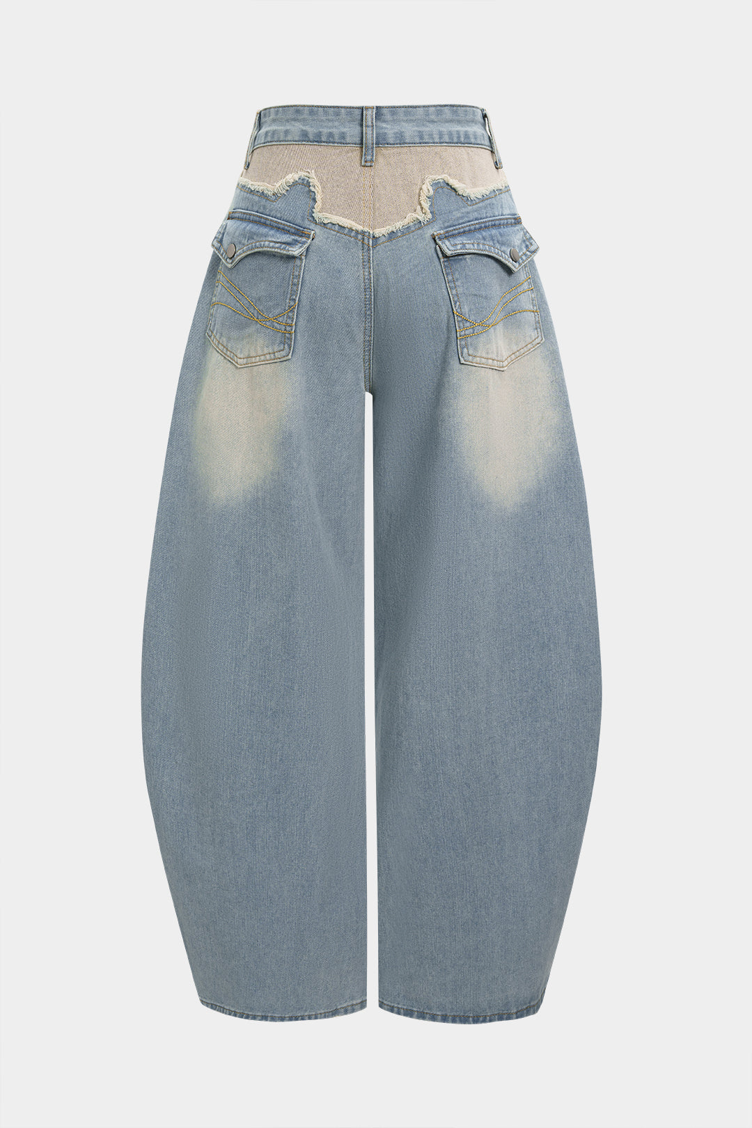 Riot Patchwork Baggy Jeans