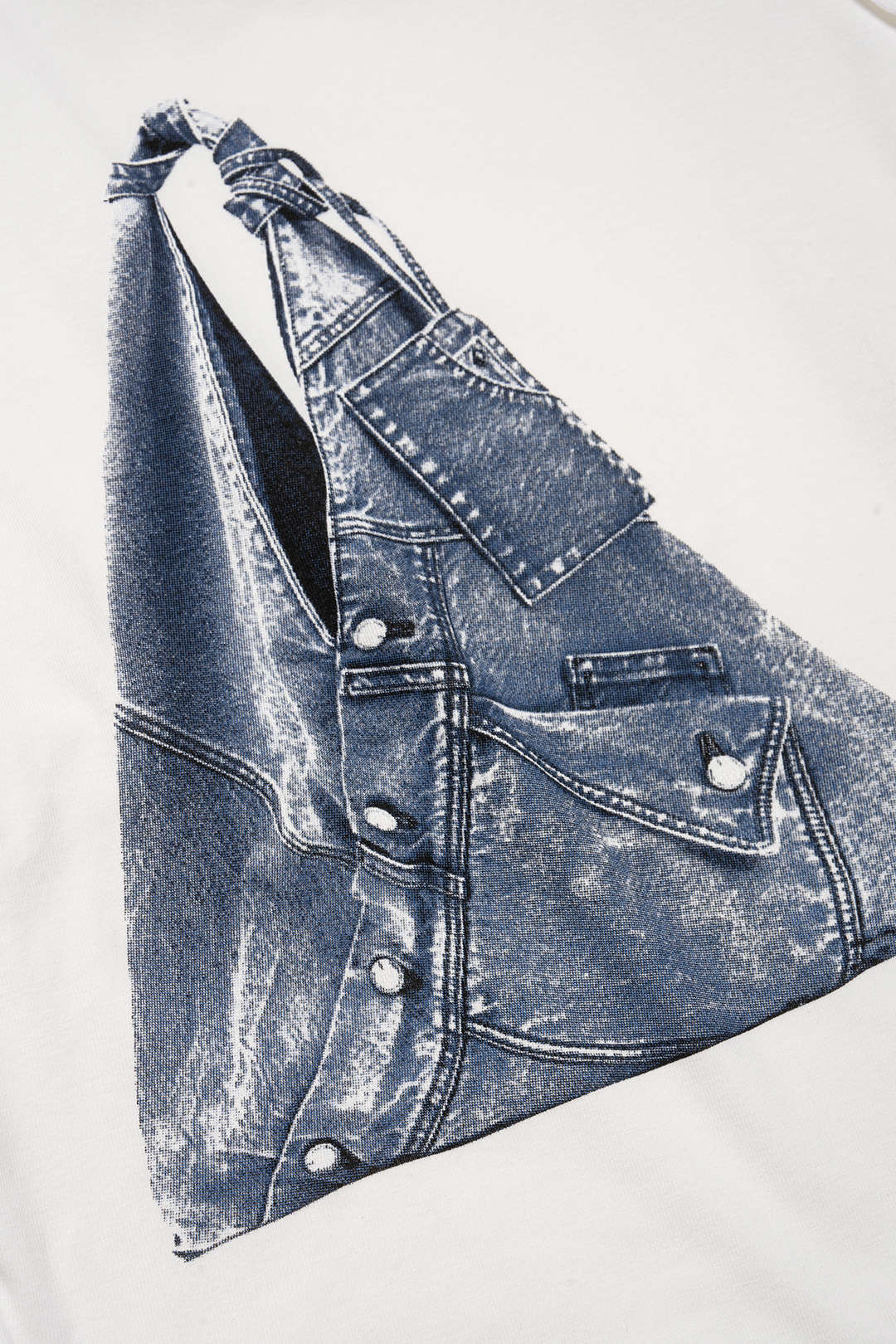 Vintage Denim Bag Graphic Baby Tee