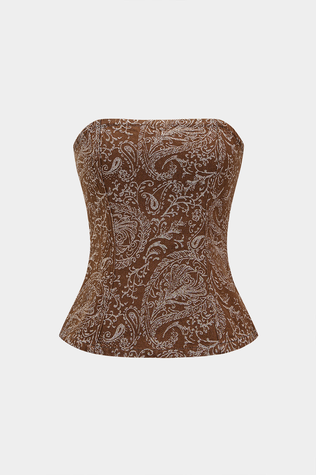 Paisley Sculpt Corset Top