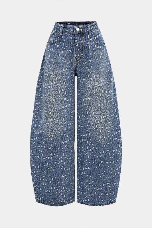 Leopard Street Baggy Jeans