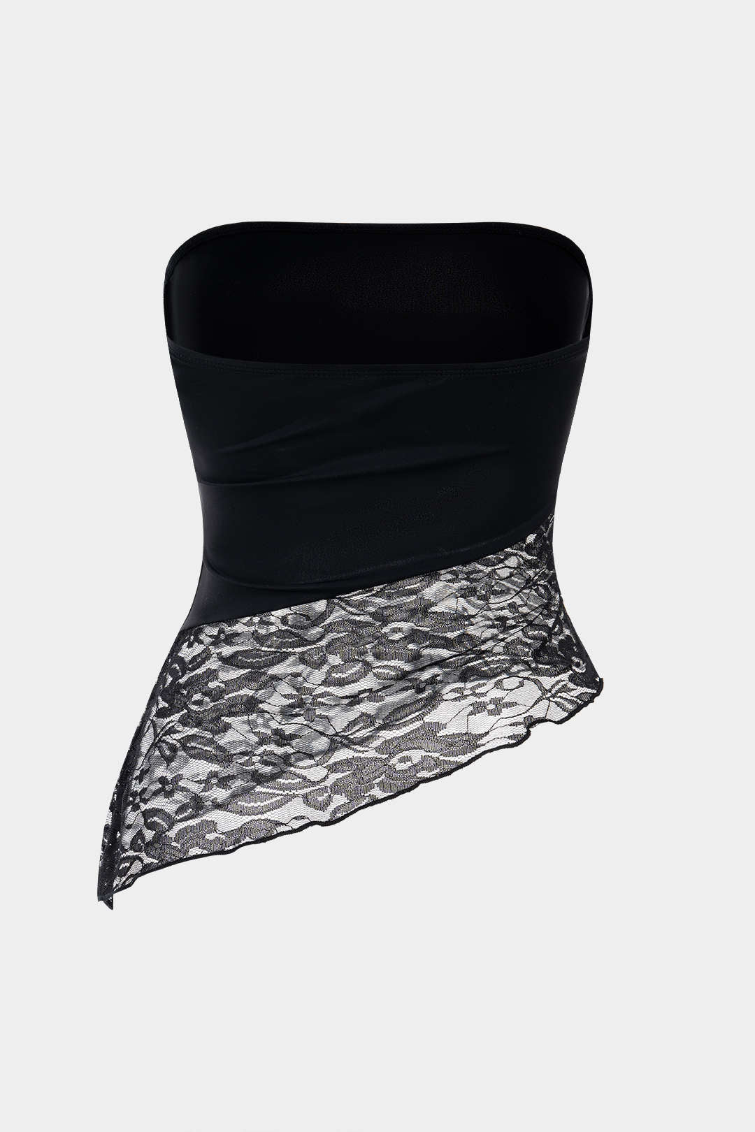 Midnight Lace Asymmetric Top