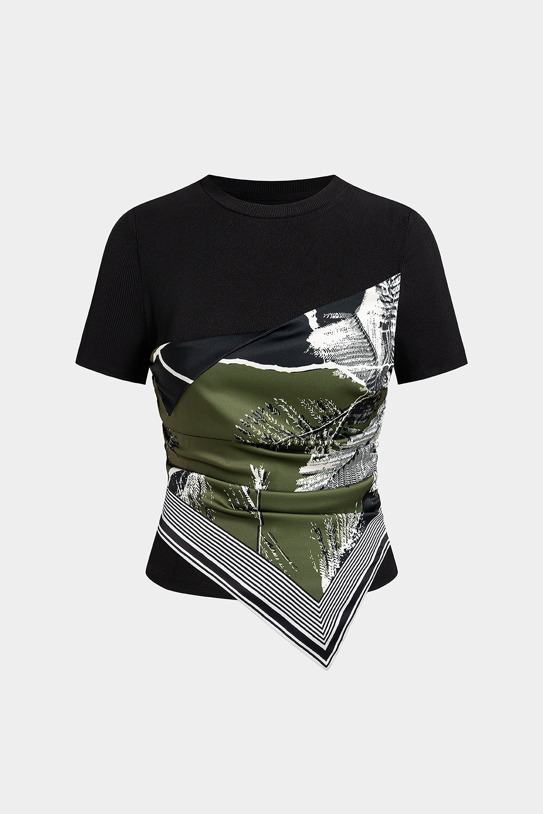 Top Asymmetric Scarf Streetwear