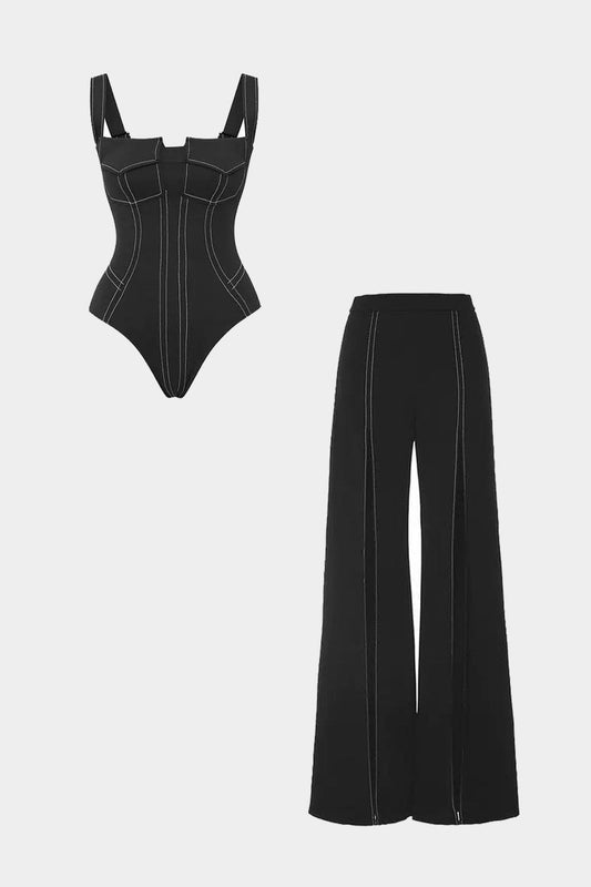 Midnight Sculpt Two-Piece Set