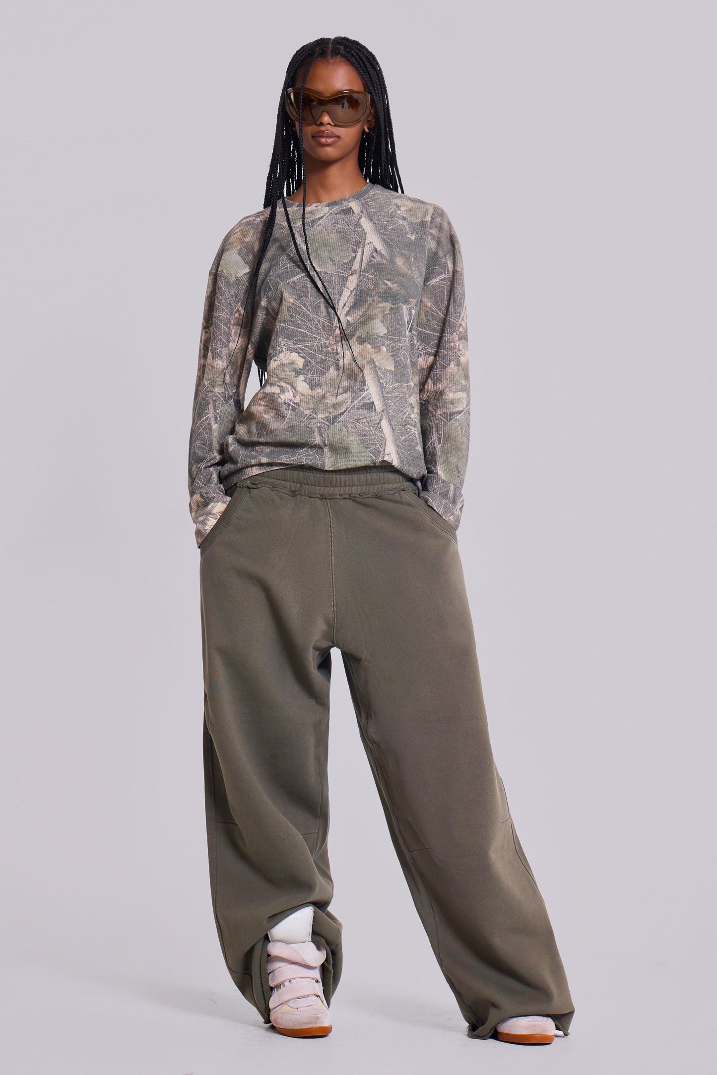 Los Urban Relax Fit-verde militar