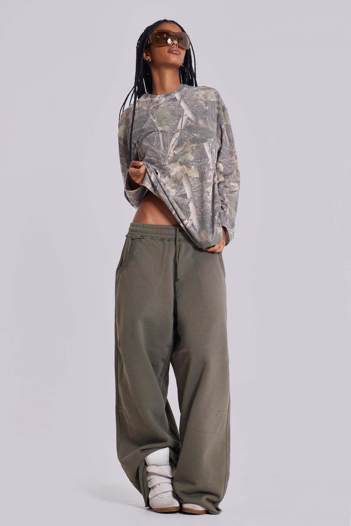 Los Urban Relax Fit-verde militar