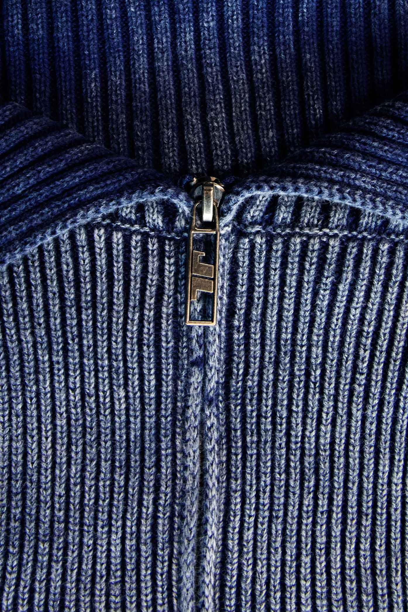 Nova Zip Ribbed Top
