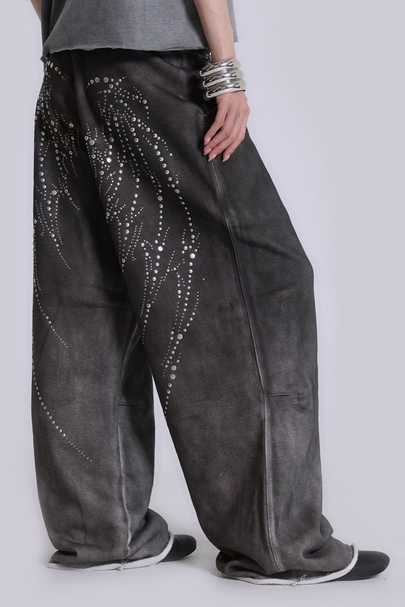 Starlight Studded Baggy Pants