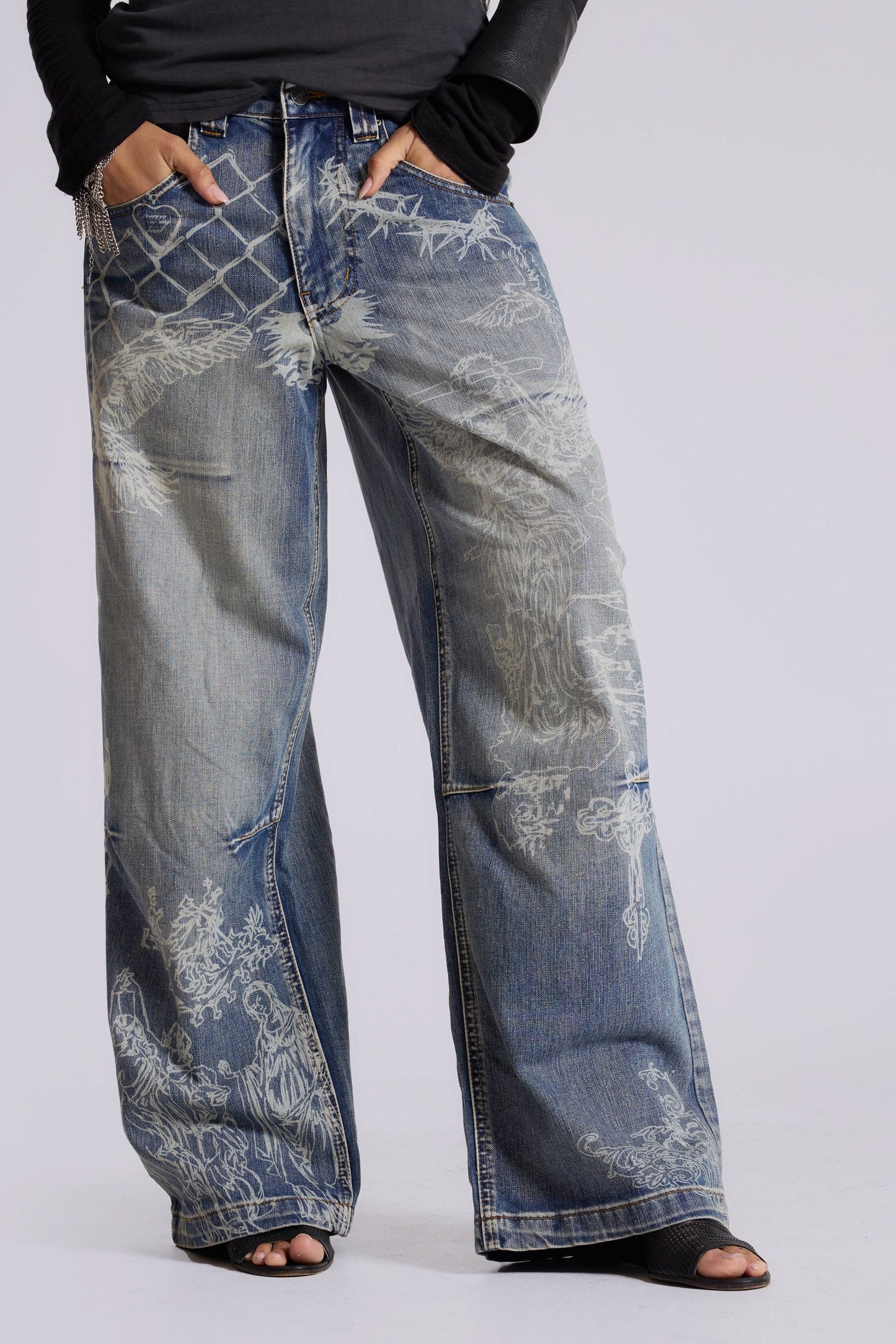 Vintage Art Baggy Jeans
