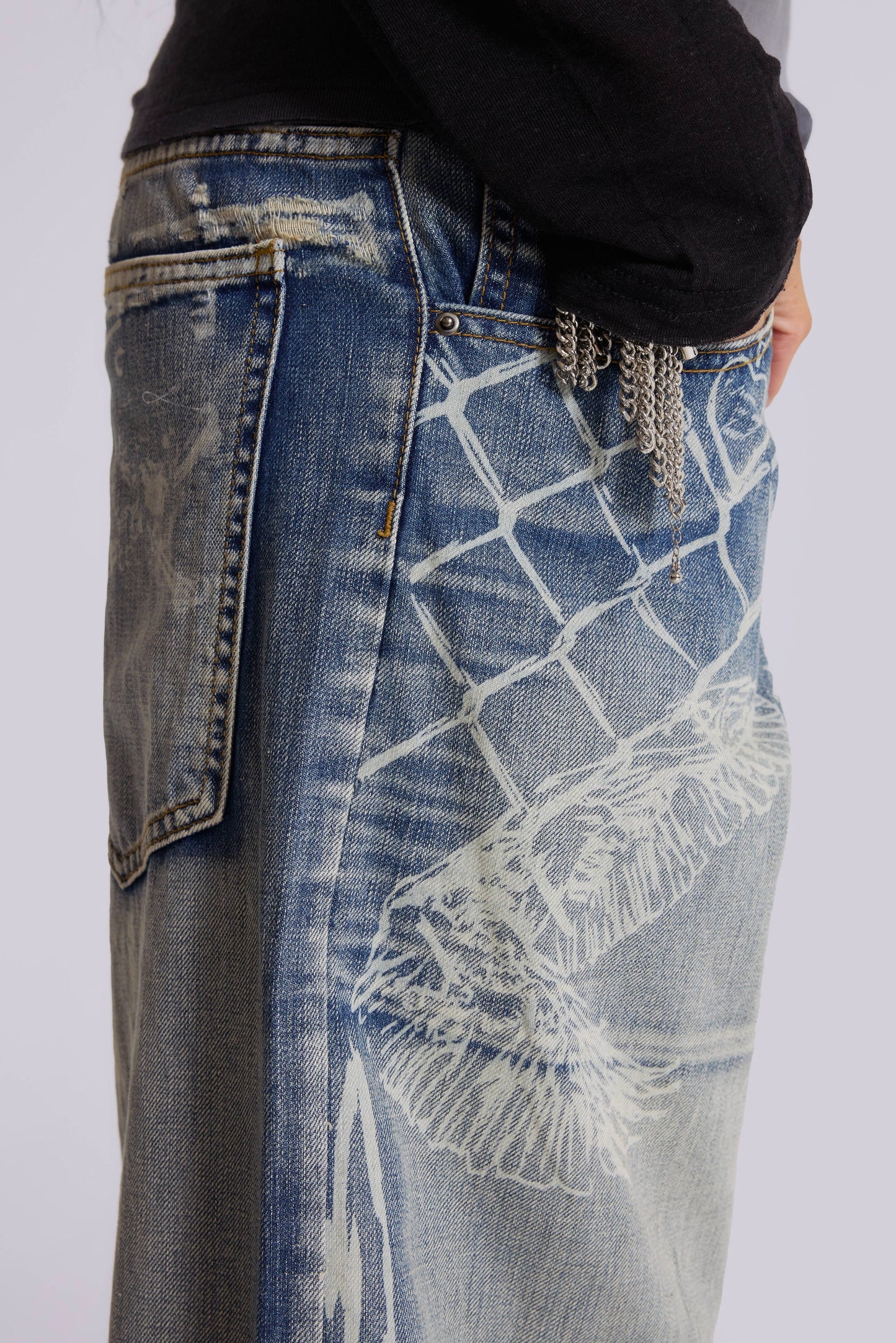 Vintage Art Baggy Jeans