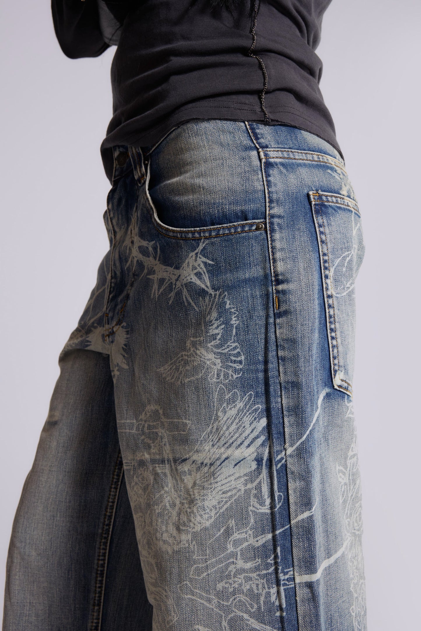 Vintage Art Baggy Jeans