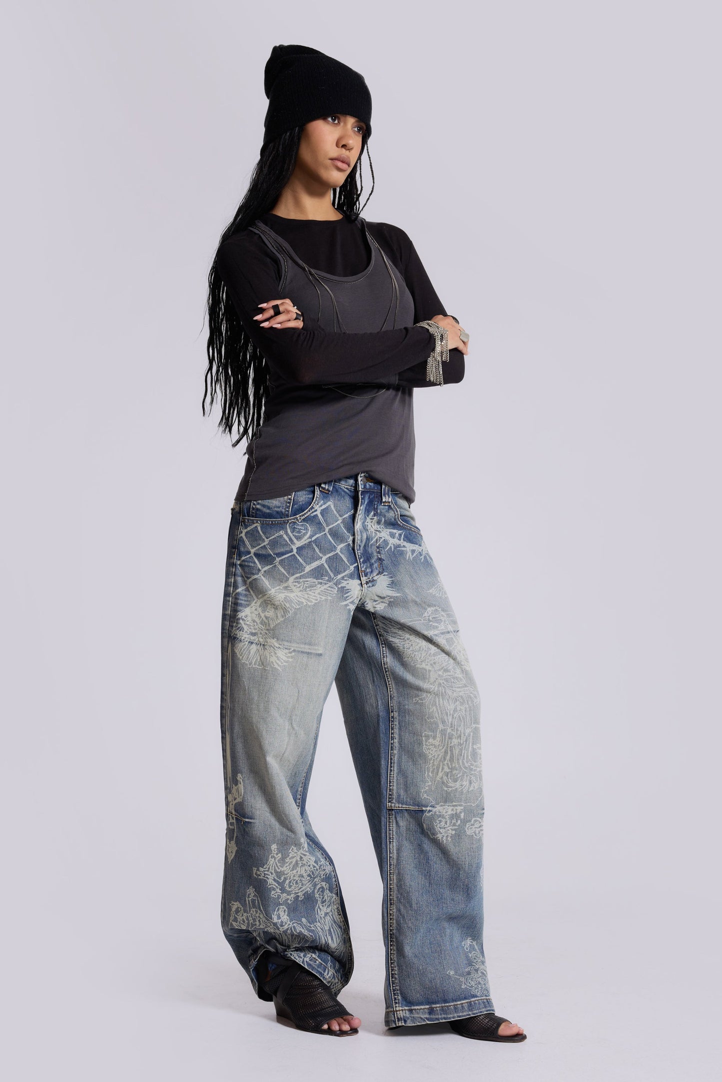 Vintage Art Baggy Jeans