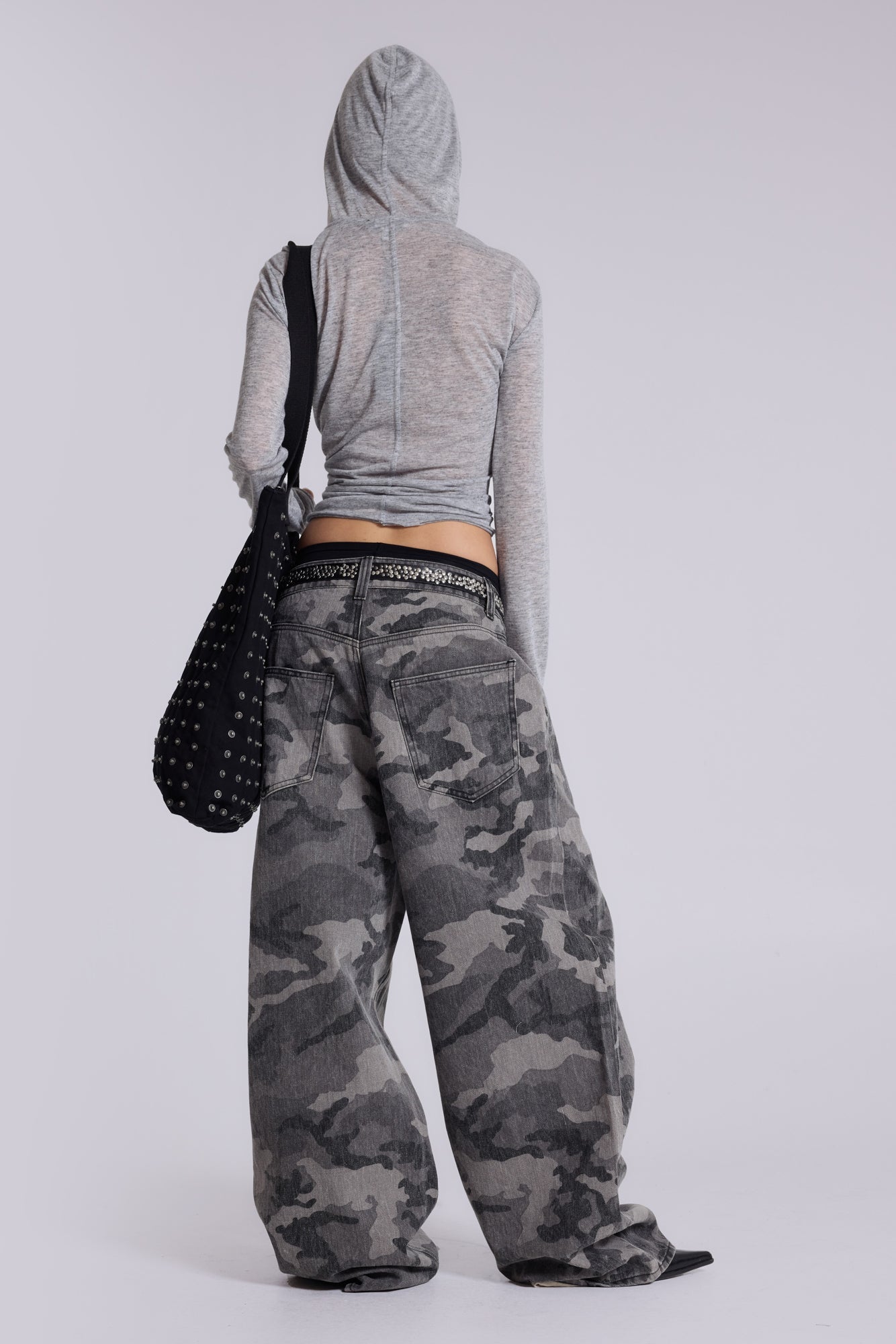 Midnight Stud Tote Bag