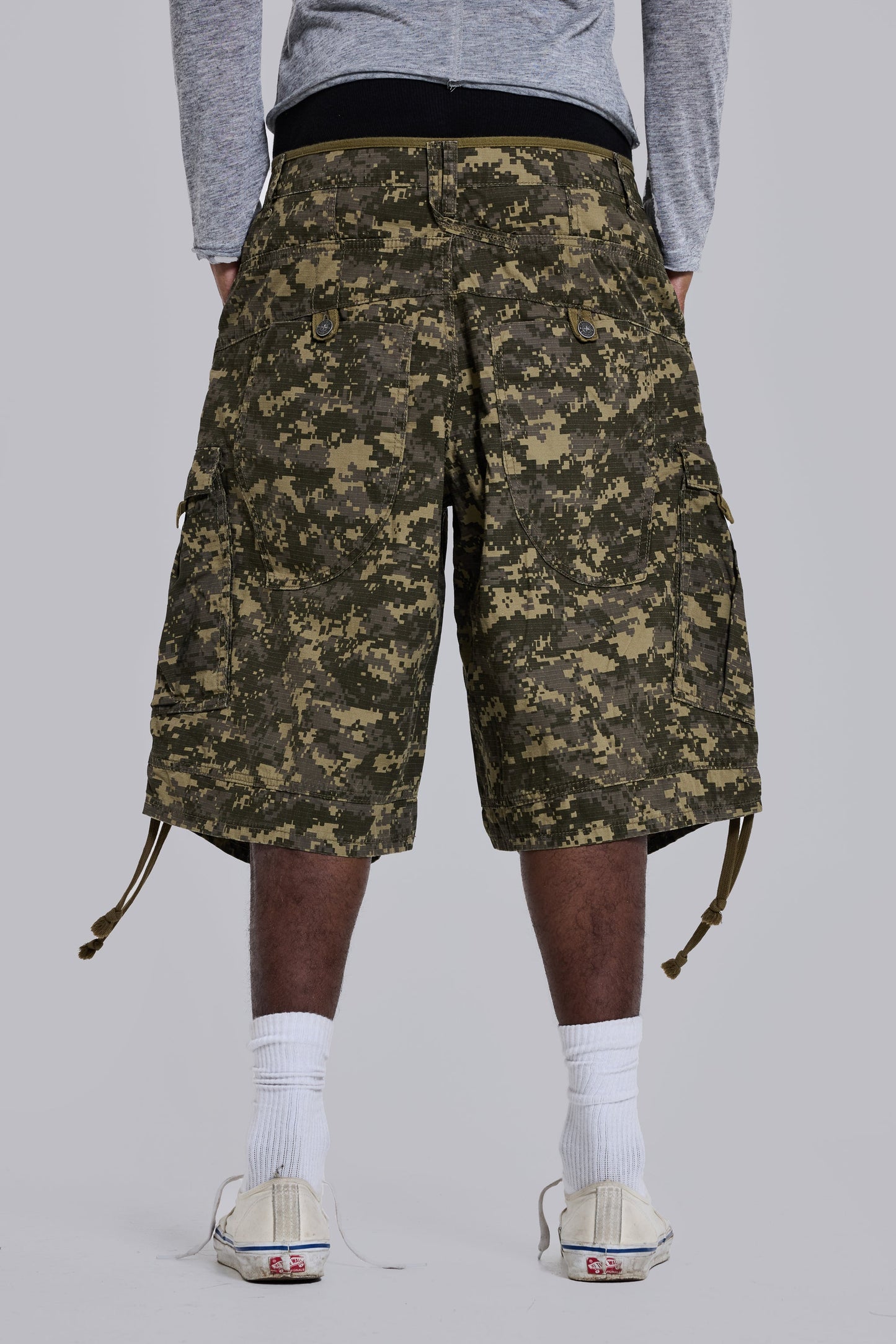 Digital Camo Utility Shorts