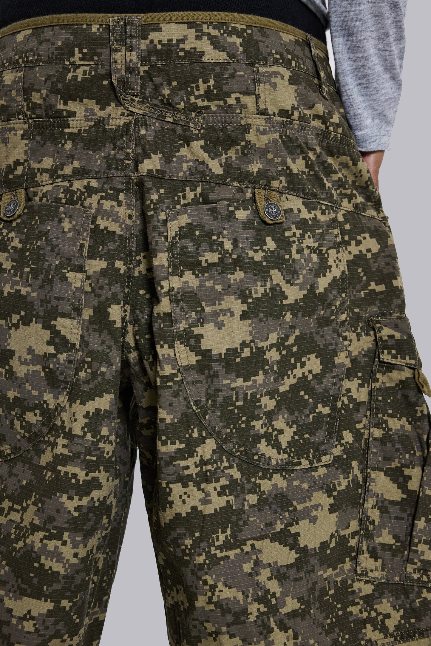 Digital Camo Utility Shorts