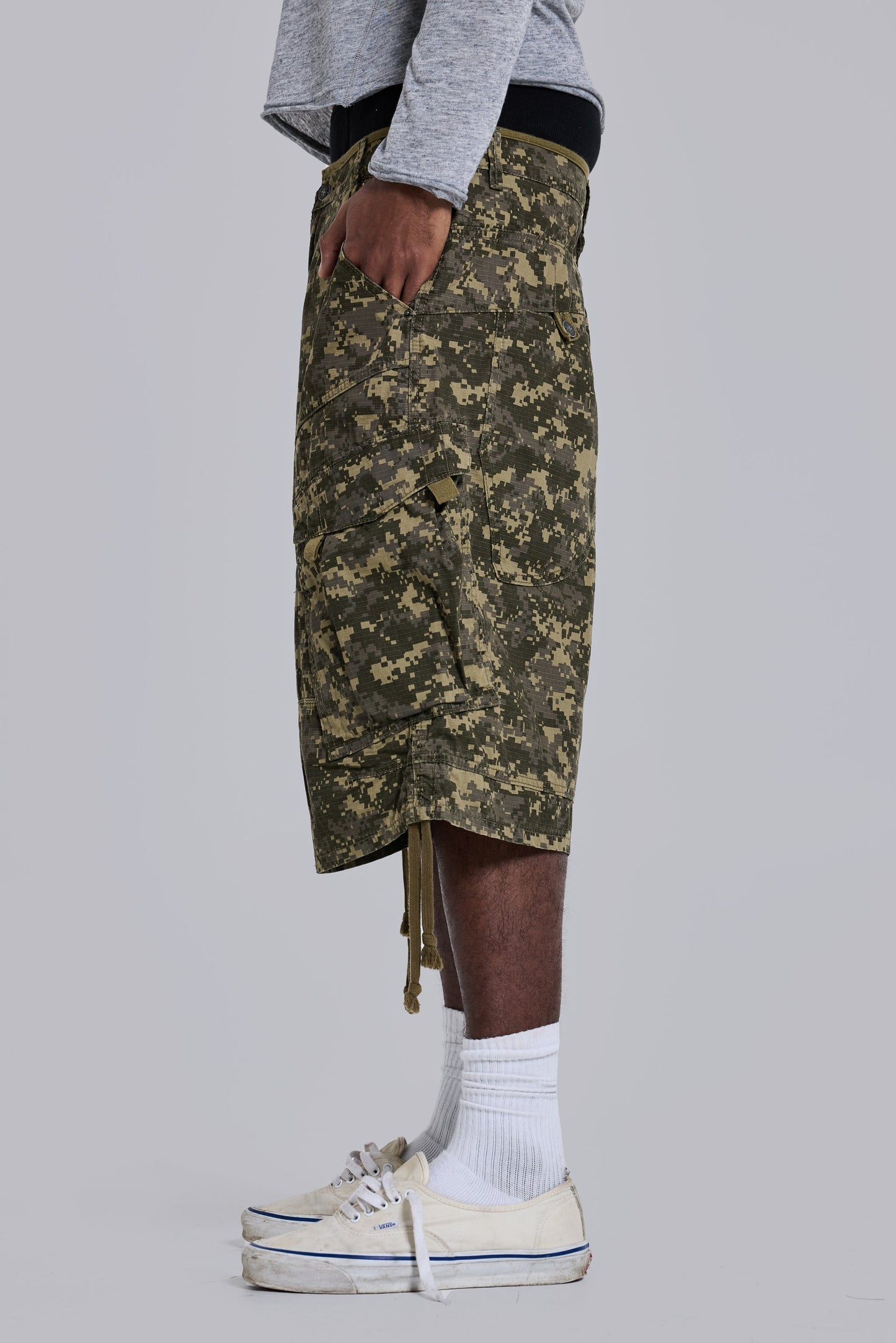 Digital Camo Utility Shorts