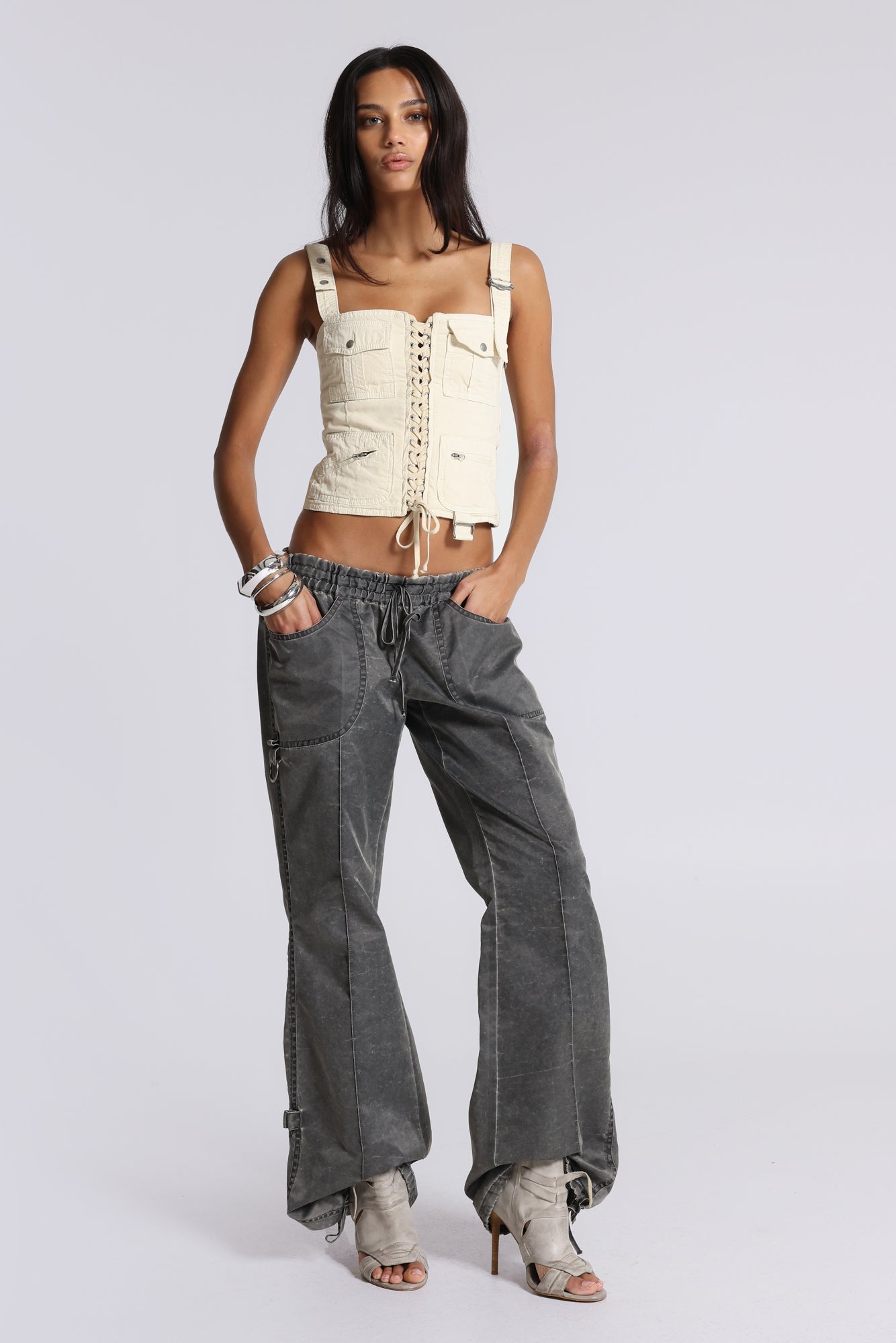 Desert Utility Corset Top