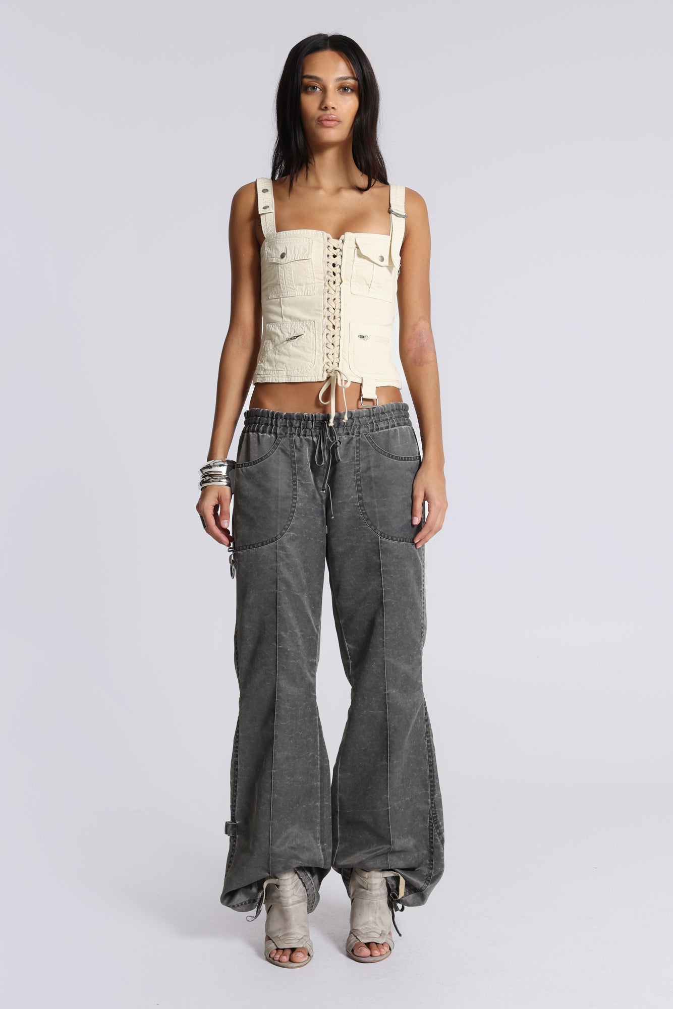 Desert Utility Corset Top