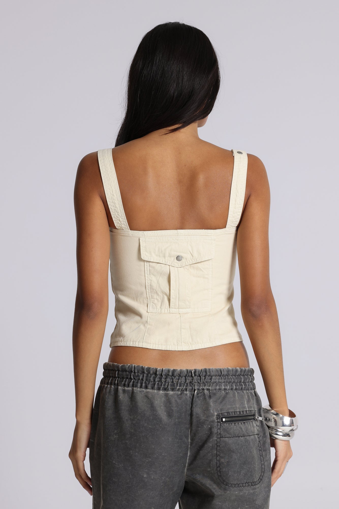 Desert Utility Corset Top