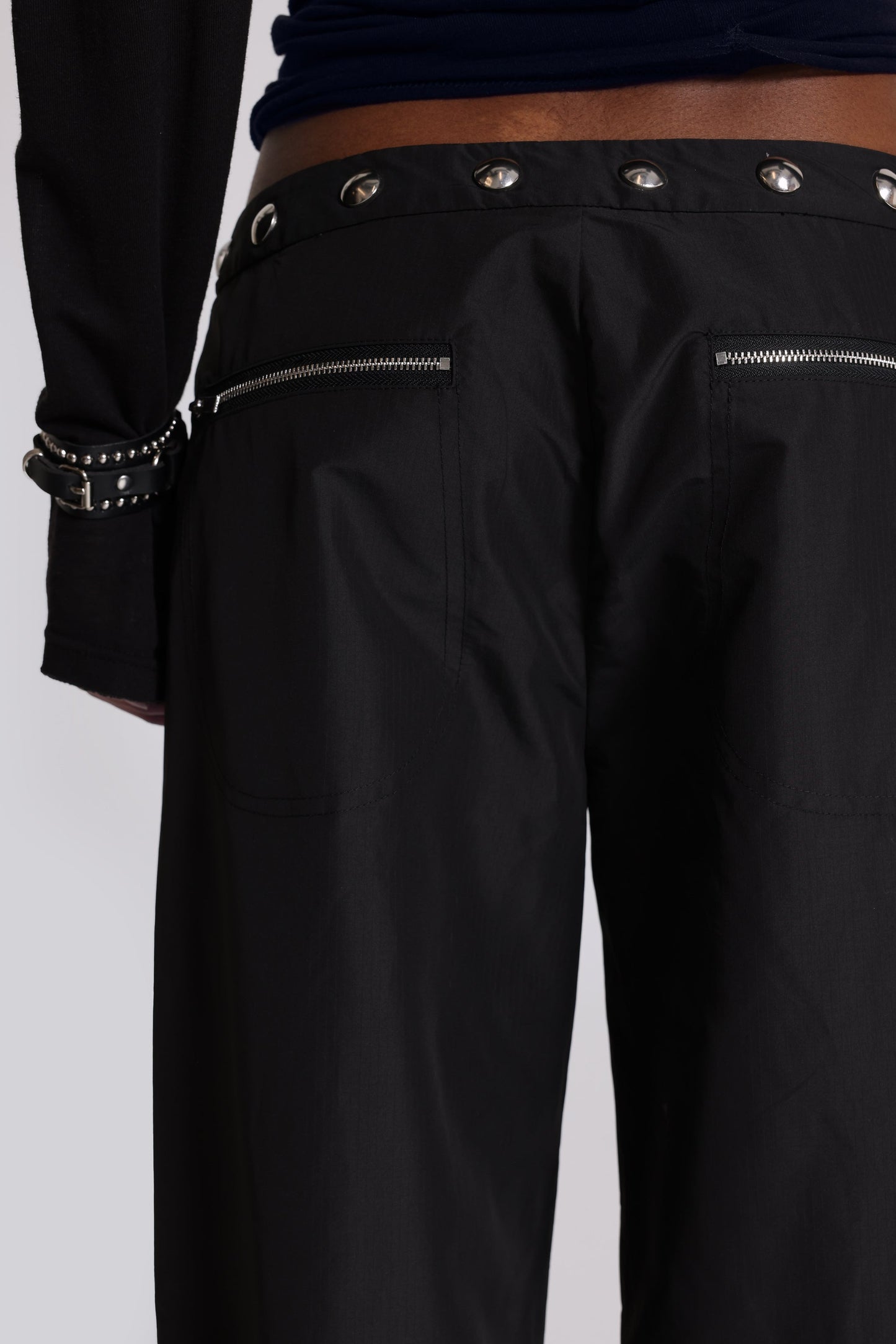 Shadow Zipper Baggy Pants